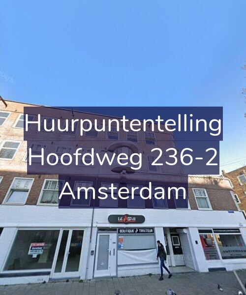 Foto gevel Huurpuntentelling voor Hoofdweg 236-2, Amsterdam