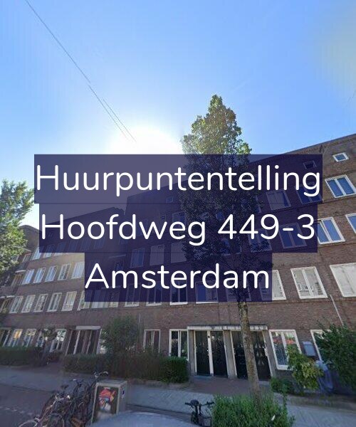 Foto gevel Huurpuntentelling voor Hoofdweg 449-3, Amsterdam