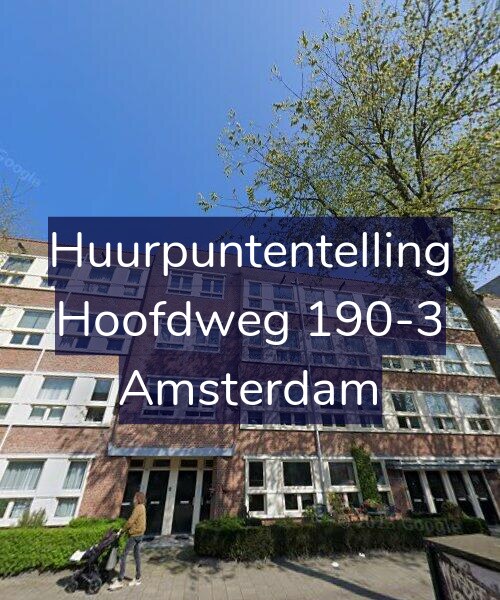 Foto gevel Huurpuntentelling voor Hoofdweg 190-3, Amsterdam