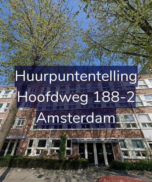 Foto gevel Huurpuntentelling voor Hoofdweg 188-2, Amsterdam