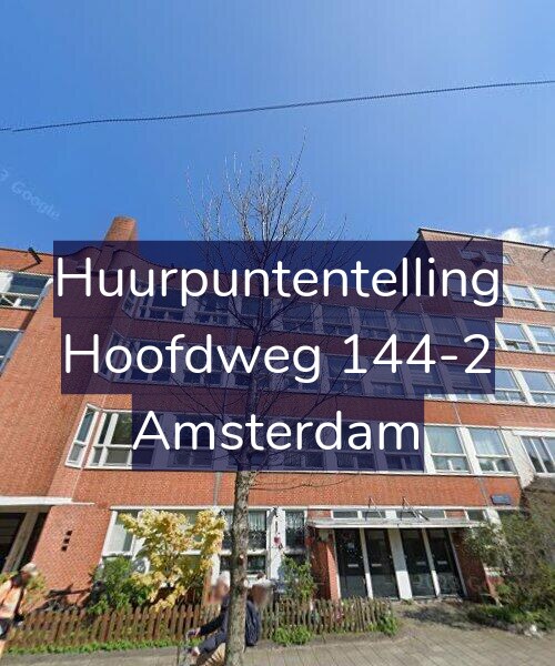Foto gevel Huurpuntentelling voor Hoofdweg 144-2, Amsterdam