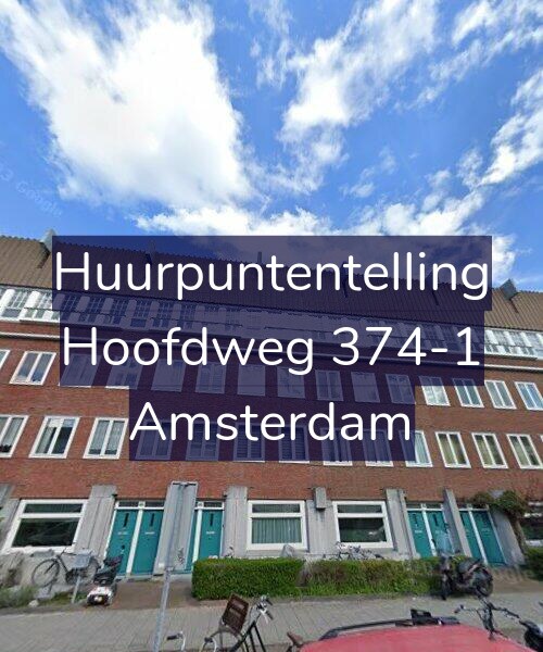 Foto gevel Huurpuntentelling voor Hoofdweg 374-1, Amsterdam