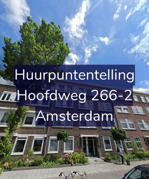 Foto gevel Huurpuntentelling voor Hoofdweg 266-2, Amsterdam