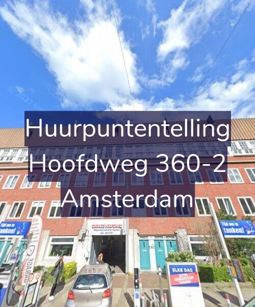 Foto gevel Huurpuntentelling voor Hoofdweg 360-2, Amsterdam