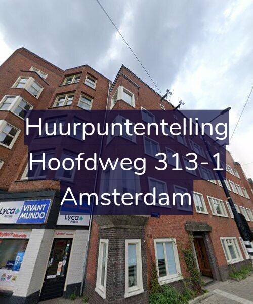 Foto gevel Huurpuntentelling voor Hoofdweg 313-1, Amsterdam