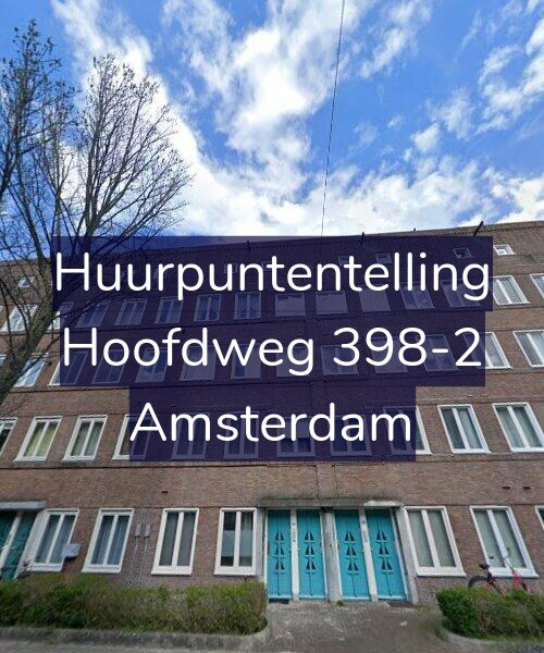 Foto gevel Huurpuntentelling voor Hoofdweg 398-2, Amsterdam