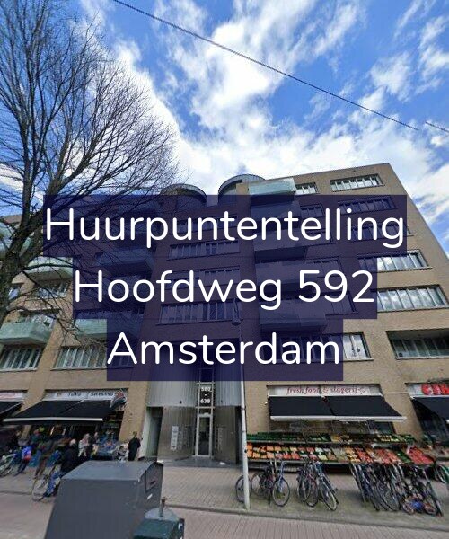 Foto gevel Huurpuntentelling voor Hoofdweg 592, Amsterdam