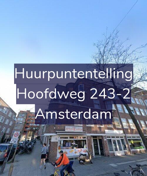 Foto gevel Huurpuntentelling voor Hoofdweg 243-2, Amsterdam