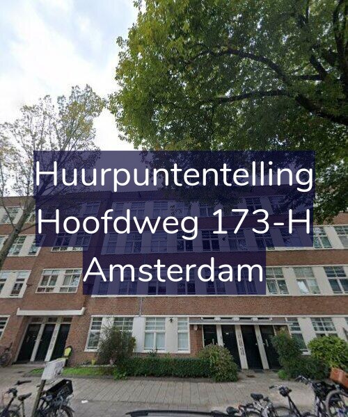 Foto gevel Huurpuntentelling voor Hoofdweg 173-H, Amsterdam