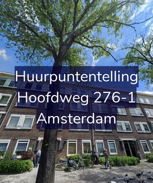 Foto gevel Huurpuntentelling voor Hoofdweg 276-1, Amsterdam