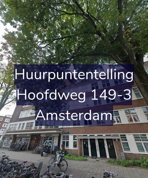 Foto gevel Huurpuntentelling voor Hoofdweg 149-3, Amsterdam