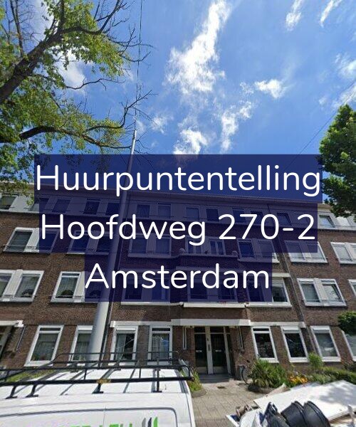 Foto gevel Huurpuntentelling voor Hoofdweg 270-2, Amsterdam