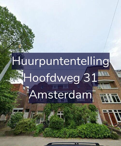 Foto gevel Huurpuntentelling voor Hoofdweg 31, Amsterdam