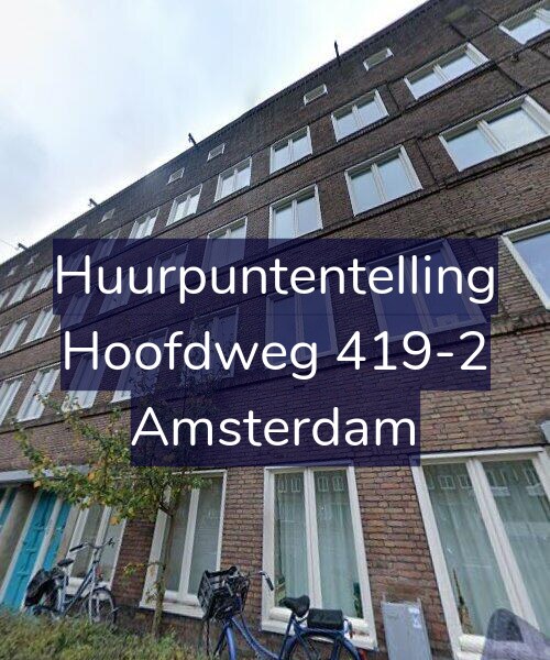 Foto gevel Huurpuntentelling voor Hoofdweg 419-2, Amsterdam