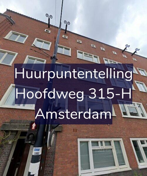 Foto gevel Huurpuntentelling voor Hoofdweg 315-H, Amsterdam