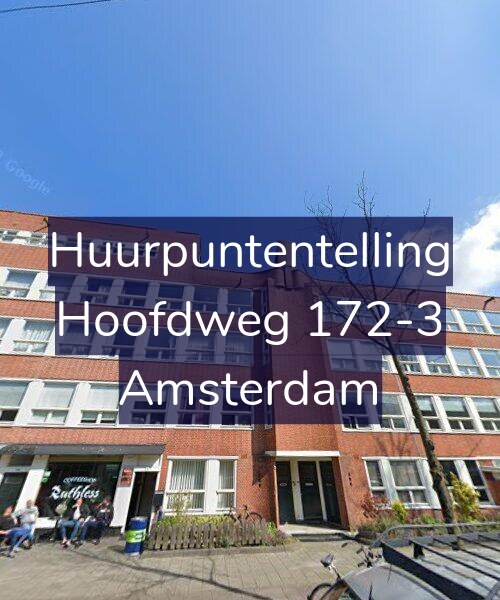 Foto gevel Huurpuntentelling voor Hoofdweg 172-3, Amsterdam