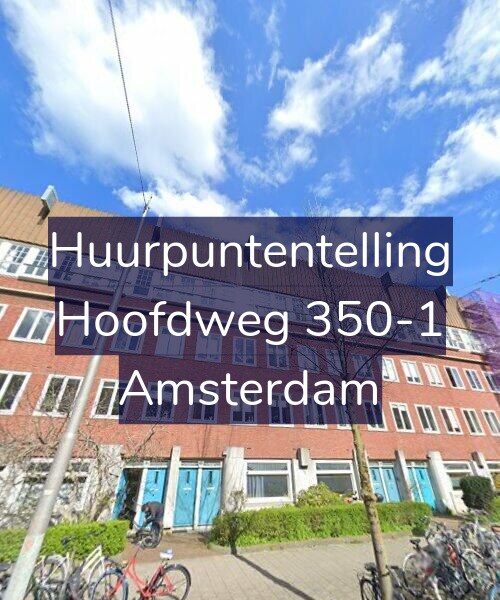 Foto gevel Huurpuntentelling voor Hoofdweg 350-1, Amsterdam