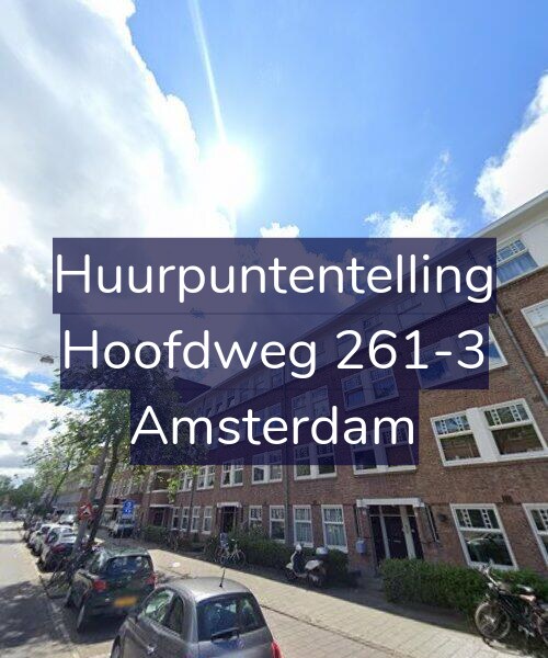 Foto gevel Huurpuntentelling voor Hoofdweg 261-3, Amsterdam