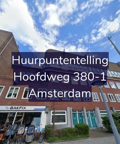 Foto gevel Huurpuntentelling voor Hoofdweg 380-1, Amsterdam