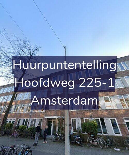 Foto gevel Huurpuntentelling voor Hoofdweg 225-1, Amsterdam