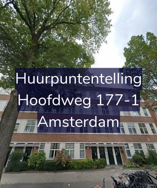 Foto gevel Huurpuntentelling voor Hoofdweg 177-1, Amsterdam