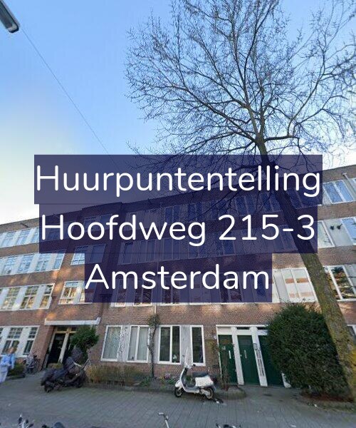 Foto gevel Huurpuntentelling voor Hoofdweg 215-3, Amsterdam