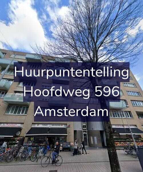 Foto gevel Huurpuntentelling voor Hoofdweg 596, Amsterdam