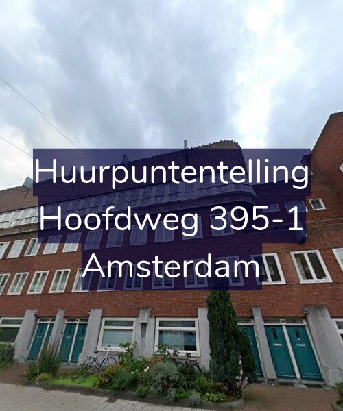 Foto gevel Huurpuntentelling voor Hoofdweg 395-1, Amsterdam