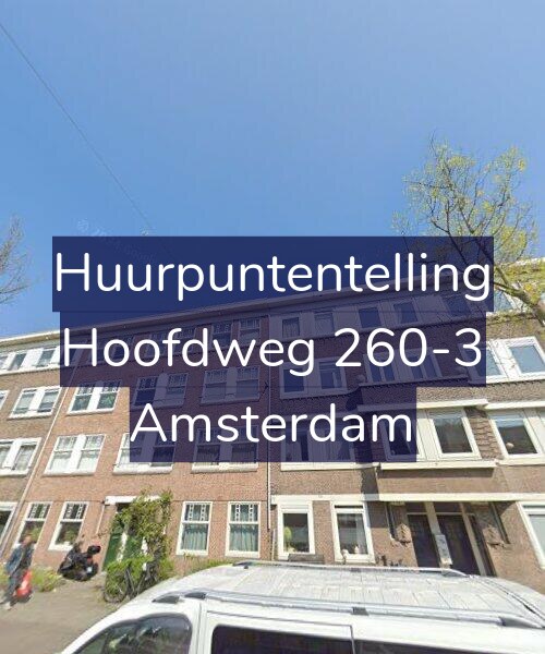 Foto gevel Huurpuntentelling voor Hoofdweg 260-3, Amsterdam