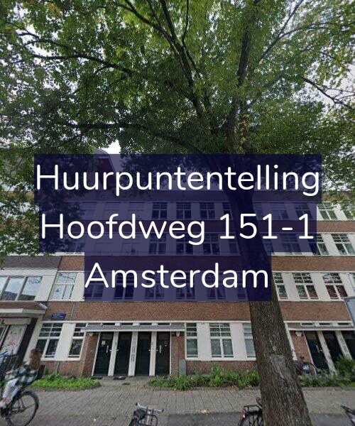 Foto gevel Huurpuntentelling voor Hoofdweg 151-1, Amsterdam