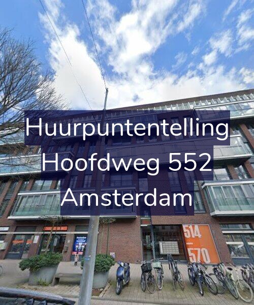 Foto gevel Huurpuntentelling voor Hoofdweg 552, Amsterdam