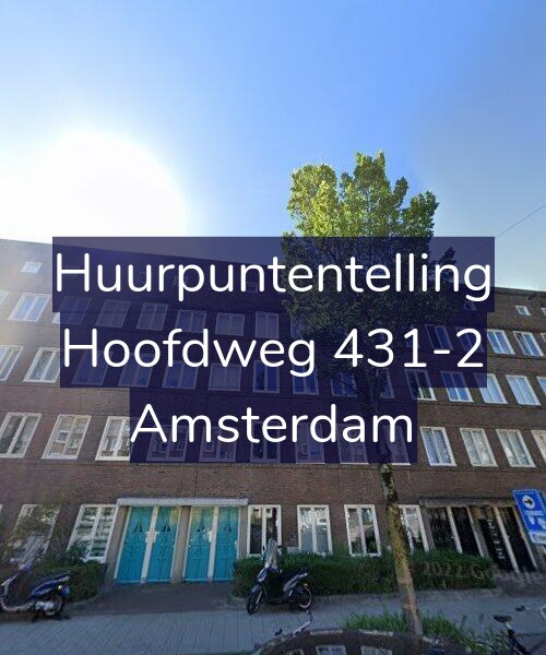 Foto gevel Huurpuntentelling voor Hoofdweg 431-2, Amsterdam