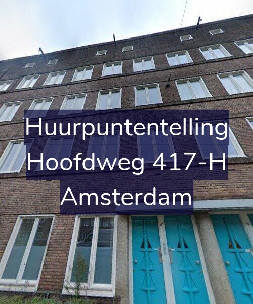 Foto gevel Huurpuntentelling voor Hoofdweg 417-H, Amsterdam
