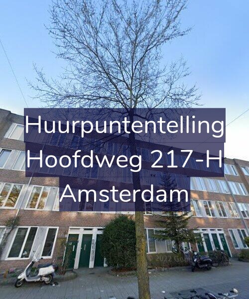 Foto gevel Huurpuntentelling voor Hoofdweg 217-H, Amsterdam