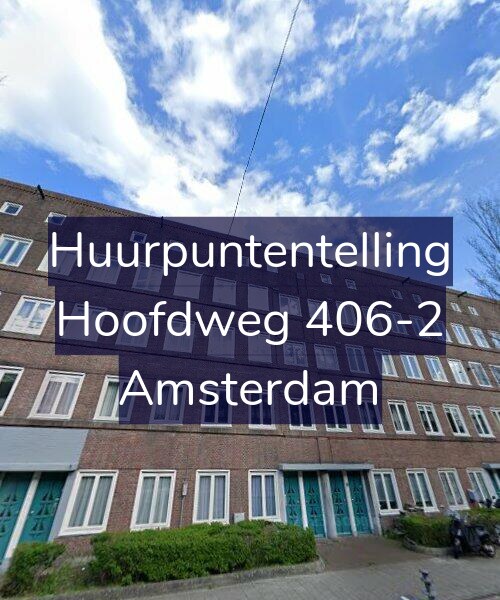 Foto gevel Huurpuntentelling voor Hoofdweg 406-2, Amsterdam