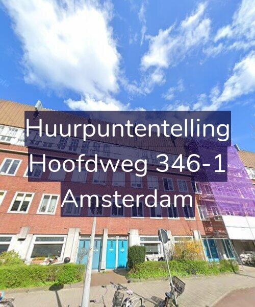 Foto gevel Huurpuntentelling voor Hoofdweg 346-1, Amsterdam
