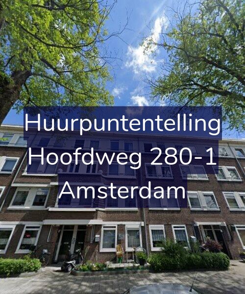 Foto gevel Huurpuntentelling voor Hoofdweg 280-1, Amsterdam