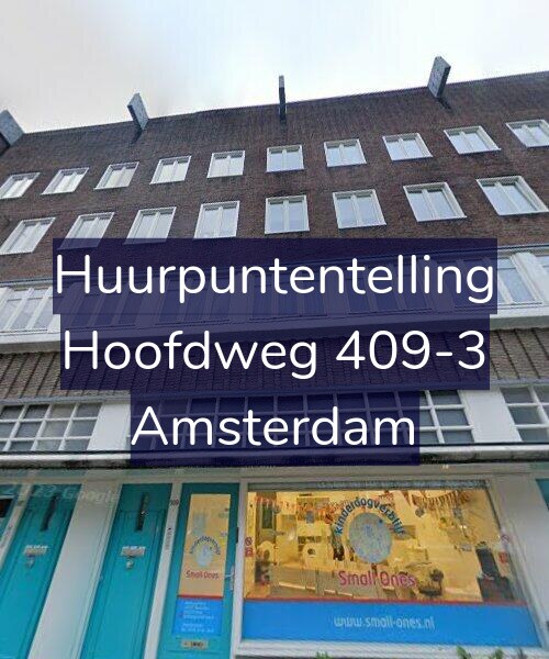 Foto gevel Huurpuntentelling voor Hoofdweg 409-3, Amsterdam
