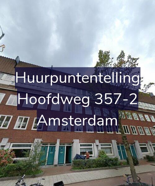 Foto gevel Huurpuntentelling voor Hoofdweg 357-2, Amsterdam