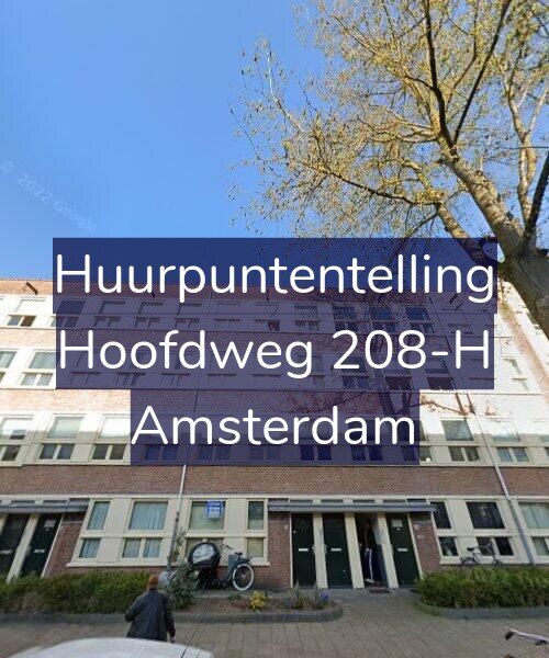 Foto gevel Huurpuntentelling voor Hoofdweg 208-H, Amsterdam