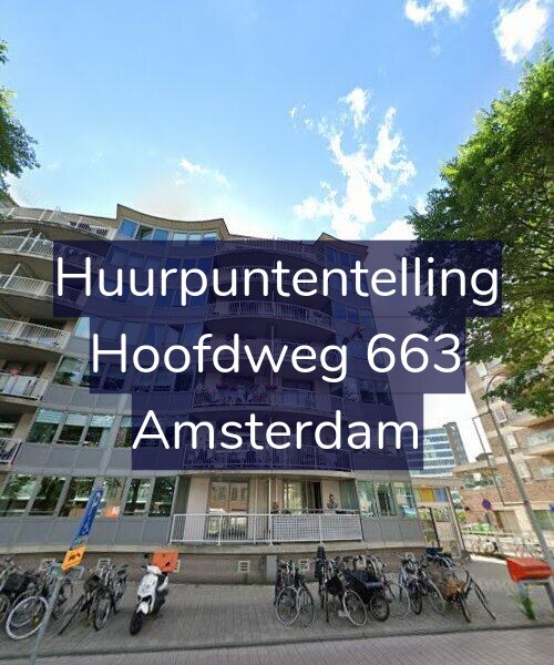 Foto gevel Huurpuntentelling voor Hoofdweg 663, Amsterdam