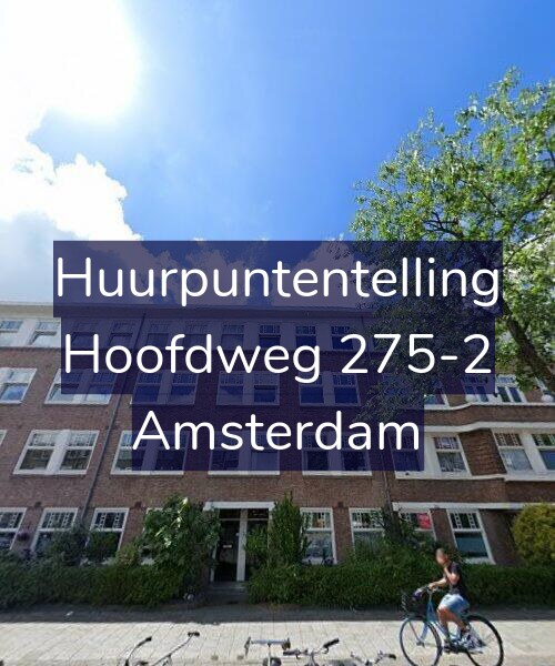 Foto gevel Huurpuntentelling voor Hoofdweg 275-2, Amsterdam