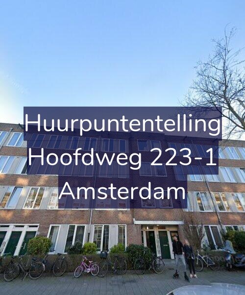 Foto gevel Huurpuntentelling voor Hoofdweg 223-1, Amsterdam
