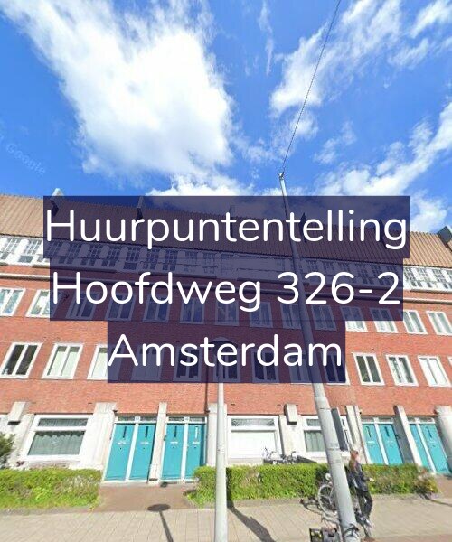 Foto gevel Huurpuntentelling voor Hoofdweg 326-2, Amsterdam