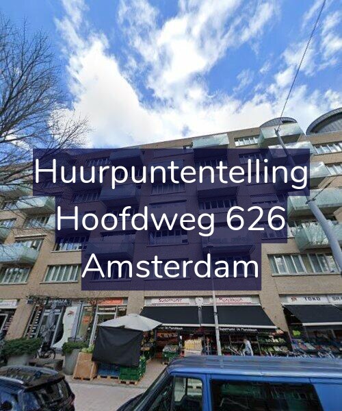 Foto gevel Huurpuntentelling voor Hoofdweg 626, Amsterdam