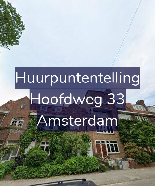 Foto gevel Huurpuntentelling voor Hoofdweg 33, Amsterdam