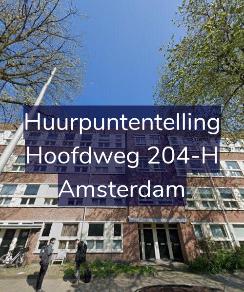 Foto gevel Huurpuntentelling voor Hoofdweg 204-H, Amsterdam