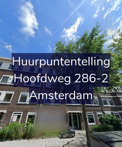 Foto gevel Huurpuntentelling voor Hoofdweg 286-2, Amsterdam