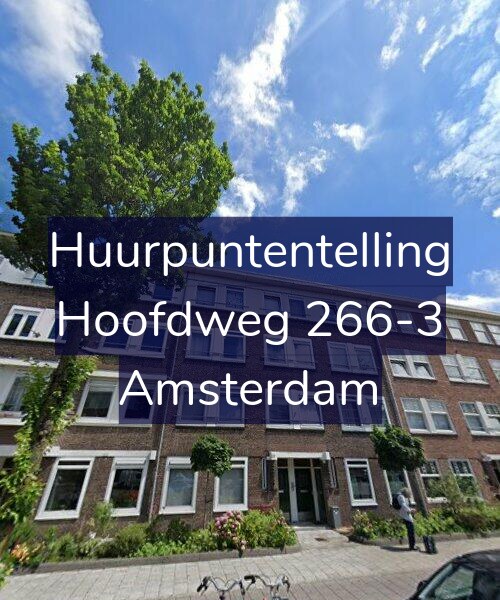 Foto gevel Huurpuntentelling voor Hoofdweg 266-3, Amsterdam