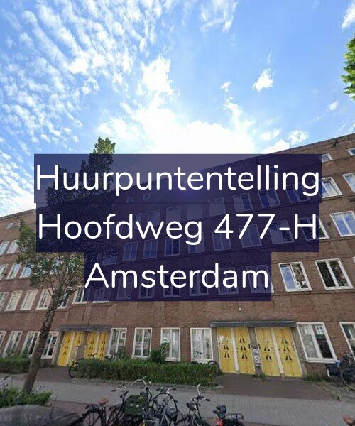 Foto gevel Huurpuntentelling voor Hoofdweg 477-H, Amsterdam